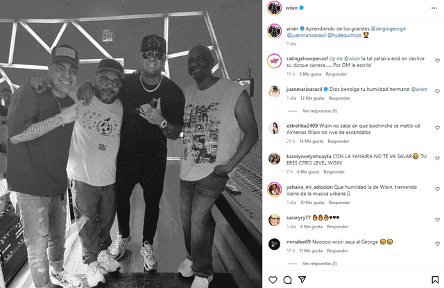 Wisin se alista para sacar nuevo éxito musical. Foto: Instagram/Instagram   
