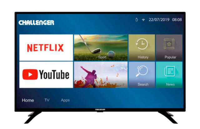 Cómo instalar Netflix desde Smart TV Challenger. Foto: fotocaptura Android