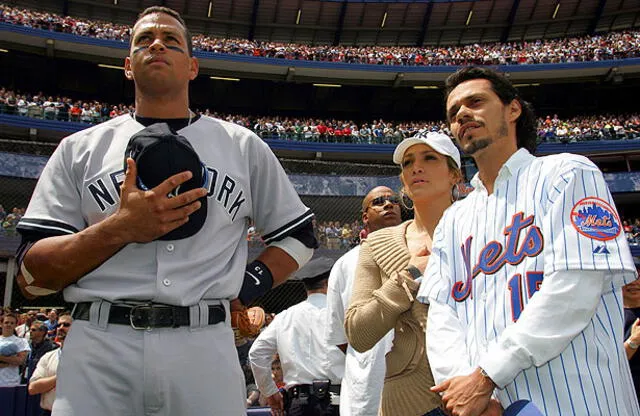 Jennifer Lopez, Alex Rodriguez y Marc Anthony