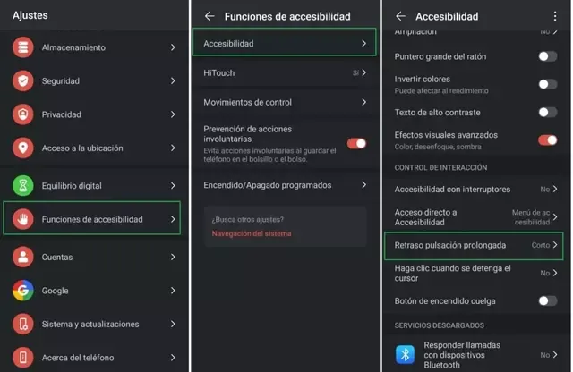 Así cambias la pulsación de pantalla prolongada en tu smartphone Android