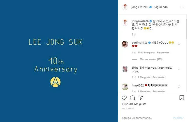 Lee Jong Suk, Instagram, Pinocchio
