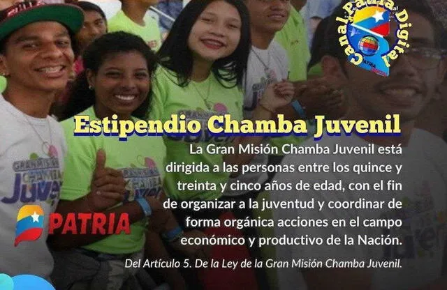 Nuevo Bono de la Patria: recibe subsidio de 197 bolívares mediante Patria | bono chamba juvenil | bono patria noviembre 2023 | qué bono llega hoy | cómo cobrar | Nicolás Maduro | qué bono está cayendo | mega bono | Venezuela | Canal Patria Digital | Telegram