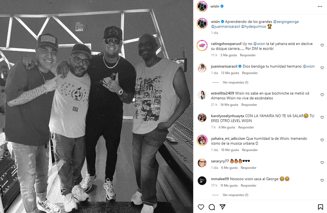  Wisin se alista para sacar nuevo éxito musical. Foto: Instagram/Instagram 