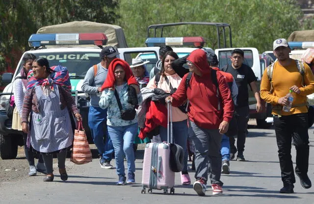 El Gobierno de Bolivia señaló al expresidente Evo Morales estaría instrumentalizando a la población. Foto: AFP.   