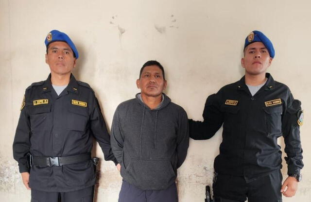  Detención de Quispe Palomino. Foto: Ministerio del Interior de Perú (Mininter) 