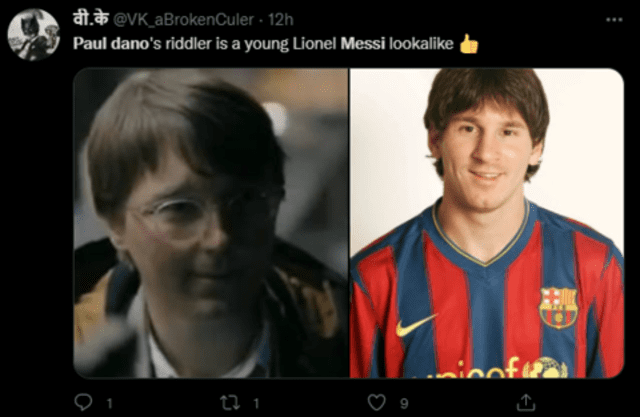 The Batman, Paul Dano, Lionel Messi