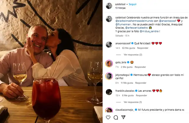 Mensaje del actor salvador del Solar. Foto: Instagram   