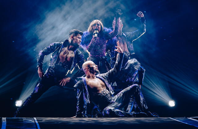 Gloria Trevi deslumbró en el escenario. Foto: Prensa Gloria Trevi   