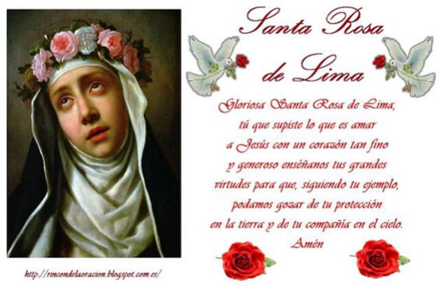 Día Santa Rosa de Lima