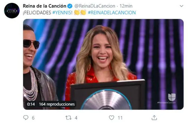 Ganadora de "Reina de la canción"