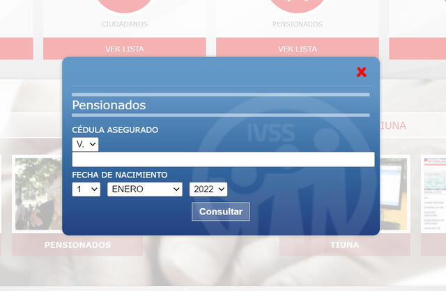 Revisa con tu cédula si eres un pensionado. Foto: IVSS.