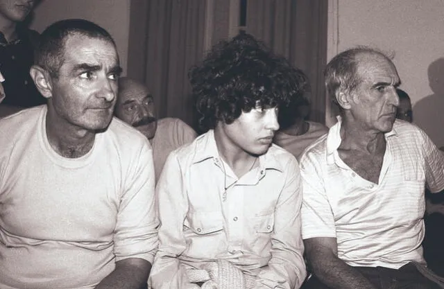  Libertad. En 1985, con el fin de la dictadura, él y la cúpula de la guerrilla fueron liberados. Pasó 13 años en prisión. Foto: AFP   