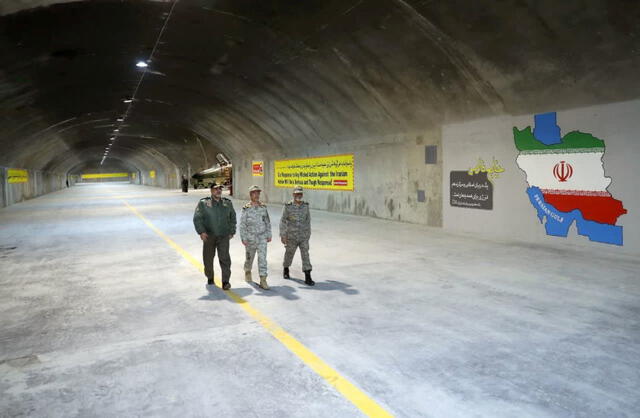 Este informe sostenía que Irán estaba desarrollando instalaciones subterráneas en el marco del 'Proyecto de campo'. Foto: Iranian Army.   