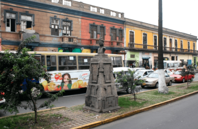 Los bustos incas de la avenida Manco Cápac