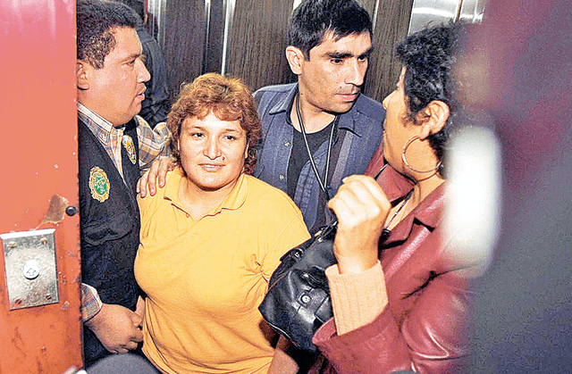 Abencia Meza cumple prisión en el penal de Santa Mónica por 30 años.