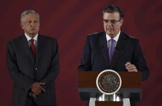 Se espera que Ebrard postule para las próximas elecciones presidenciales en México, por le partido Morena. Foto: AFP