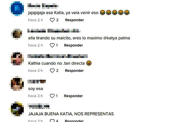  Usuarios reaccionar al piropo lanzado por Katia Palma a juez de "El gran chef: famosos". Foto: captura de TikTok 