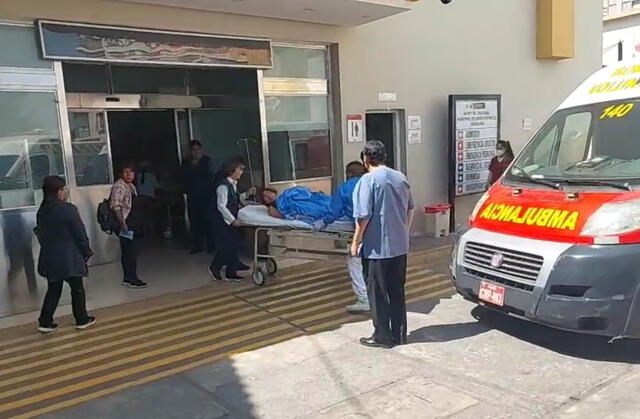  Varios heridos llegaron al hospital general. Foto: La República   