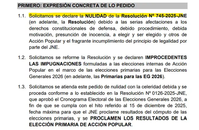 Acción Popular Acción Popular