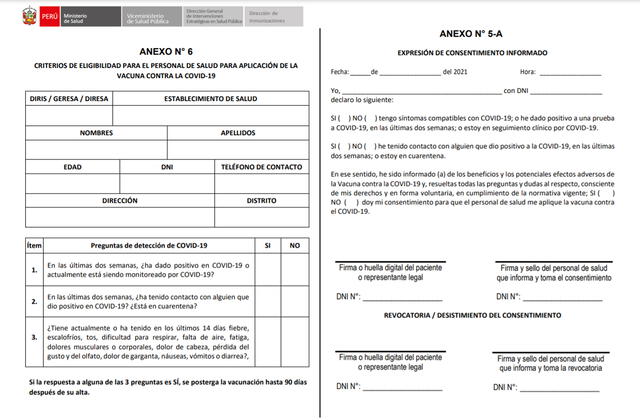 consentimiento informado vacunación COVID-19 consentimiento informado vacunación COVID-19
