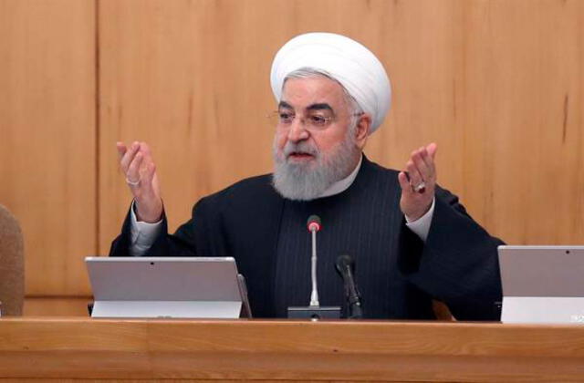 El mandatario iraní indicó que de seguir esos pasos, provocarían que Teherán ya no permita la entrada de expertos para comprobar el cumplimiento del acuerdo nuclear. Foto: EFE