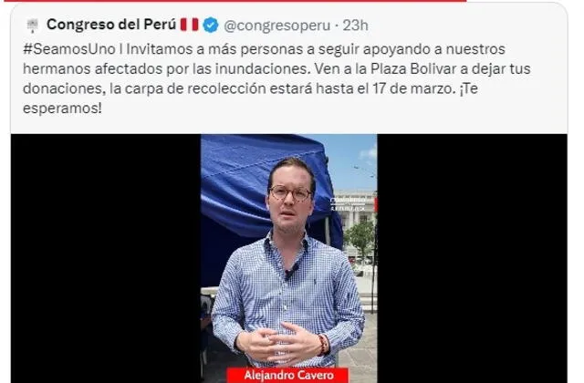 Susel Paredes criticizes that Congress is asking for donations from Peruvians after spending budget on personal trips. Photo: Twitter capture / Susel Paredes. Susel Paredes criticizes that Congress is asking for donations from Peruvians after spending budget on personal trips. Photo: Twitter capture / Susel Paredes.