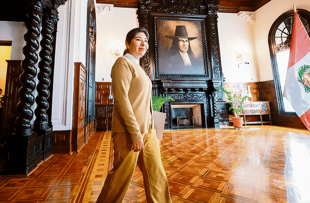 Betssy Chávez was Minister of Labor, Culture and head of the PCM during the Government of Pedro Castillo.  Photo: PCM   