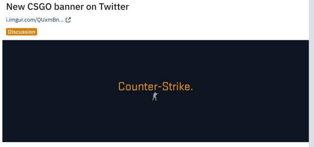 El banner de la cuenta oficial de Valve en Twitter. Foto: Reddit El banner de la cuenta oficial de Valve en Twitter. Foto: Reddit