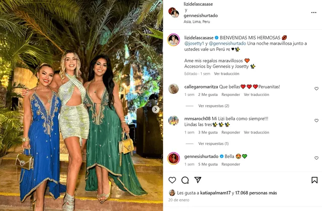 Las hermanas Hurtado lucen glamurosas en redes sociales. Foto: Instagram/Josetty Hurtado 