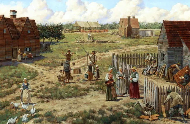 La construcción de casas de madera en Estados Unidos, data desde la fundación del país como colonia británica. Foto: mass-historia. La construcción de casas de madera en Estados Unidos, data desde la fundación del país como colonia británica. Foto: mass-historia.