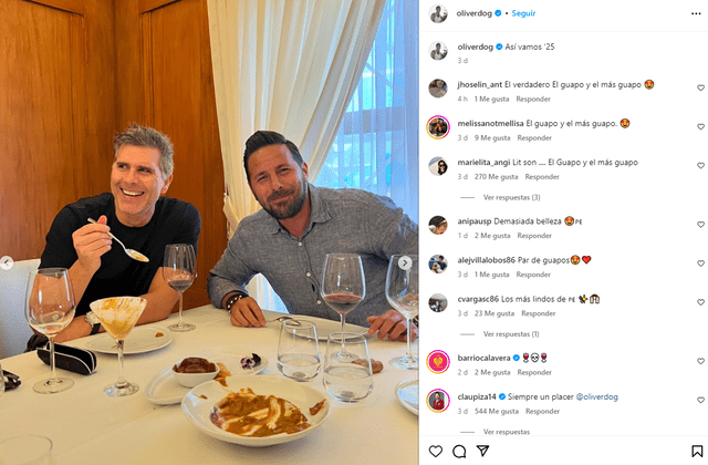 Claudio Pizarro y Christian Meier se lucen juntos. Foto: Instagram.   