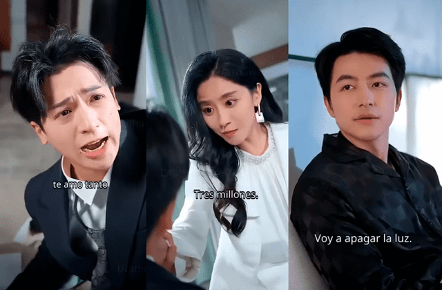 Liang Zhirou, su esposo y su amante. Liang Zhirou, su esposo y su amante.
