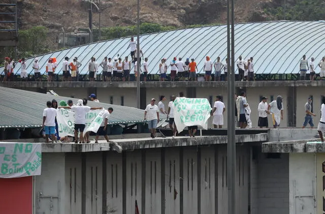 Cárceles en Ecuador dominada por bandas criminales. Foto: EFE   