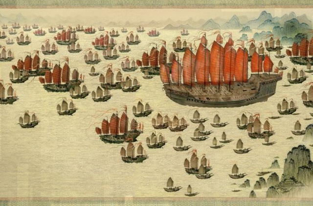  China habría tenido mucho poder marítimo en la década del descubrimiento de América. Foto: Quora<br>    
