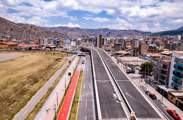 Vía Expresa Cusco atraviesa 3 distritos. Foto: Gobierno Regional de Cusco    