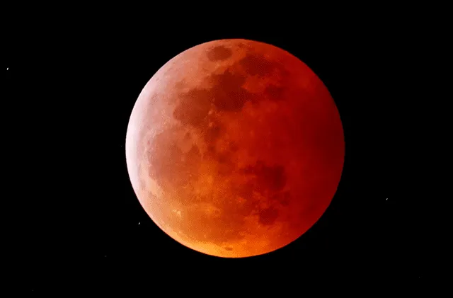 Un eclipse lunar total, o luna de sangre, será visible en el 7 de septiembre. Foto: IStock Un eclipse lunar total, o luna de sangre, será visible en el 7 de septiembre. Foto: IStock