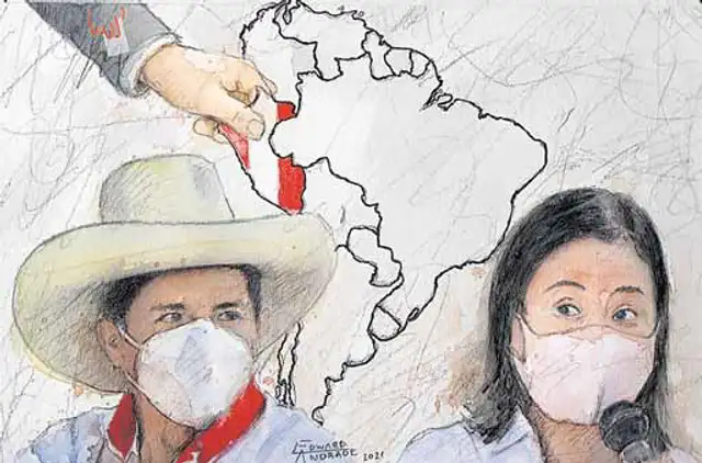 keiko fujimori pedro castillo