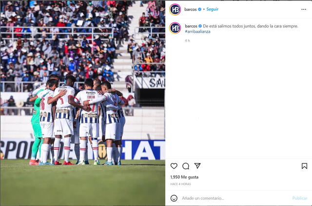 El delantero argentino tuvo emotivas palabras en su Instagram. Foto: Barcos/Instagram.