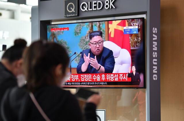 CNN informó que Kim Jong-un estaba en “grave peligro” después de una operación quirúrgica. Foto: AFP.