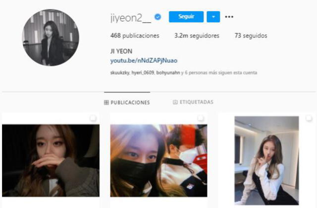 Instagram oficial de Jiyeon. Foto: @jiyeon2__