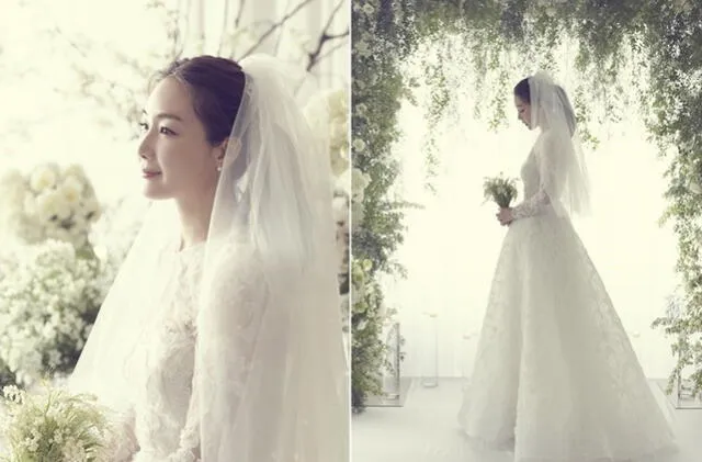 La actriz Choi Ji Woo se casó en secreto en 2018 con su pareja no famosa.