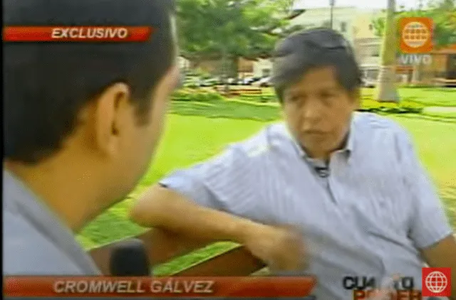 Cromwell Gálvez habla sobre el dinero que prestó del banco. Foto: captura YouTube.