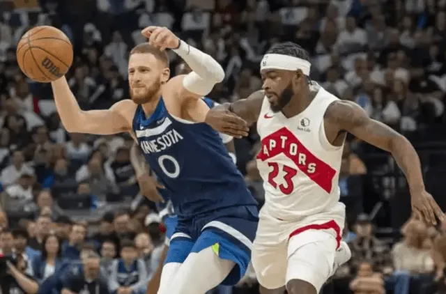  Toronto Raptors vs. Minnesota Timberwolves por la NBA. Foto: Times of India    