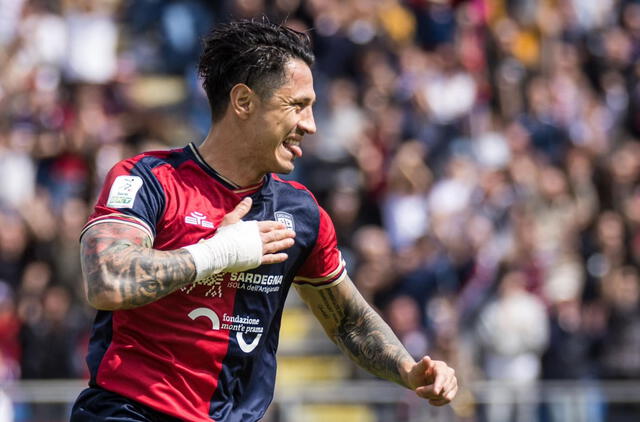 Gianluca Lapadula no tiene protagonismo en Cagliari. Foto: difusión.   