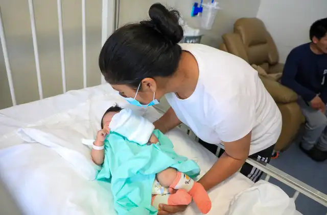 Los bebés nacieron de forma prematura en el hospital Hermilio Valdizán, en Huánuco. Foto: Minsa 