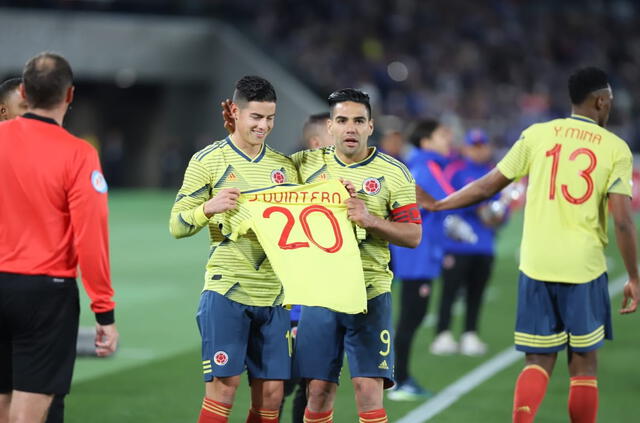 Colombia vs Japón: Falcao anotó el 1-0 y se lo dedicó a Juanfer Quintero [VIDEO]
