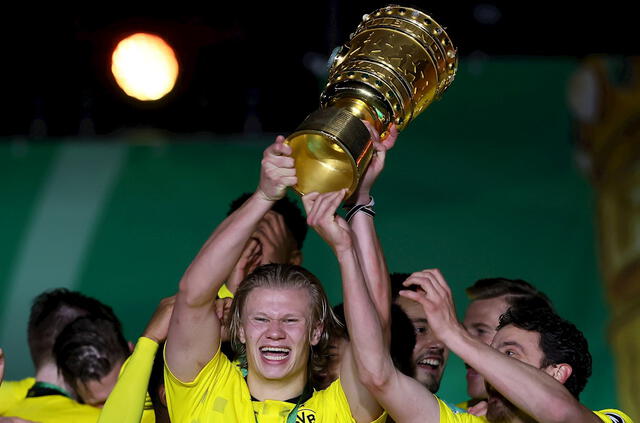 Haaland es considerado uno de los mejores jugadores del mundo del futuro. Foto: EFE/Martin Rose