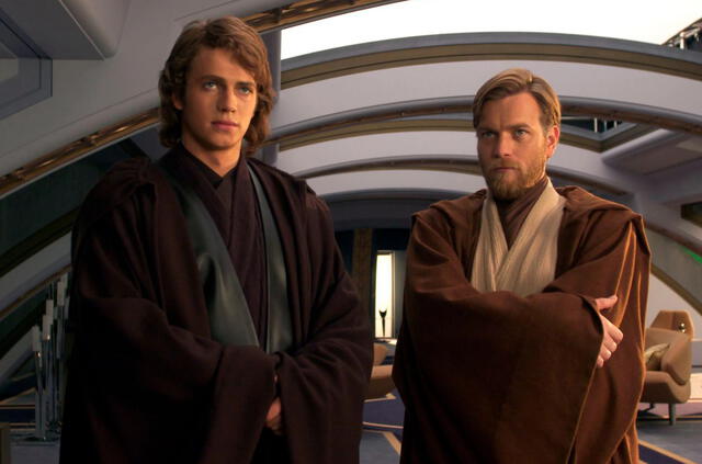 Anakin Skywalker y Obi-Wan Kenobi. Foto: Disney+