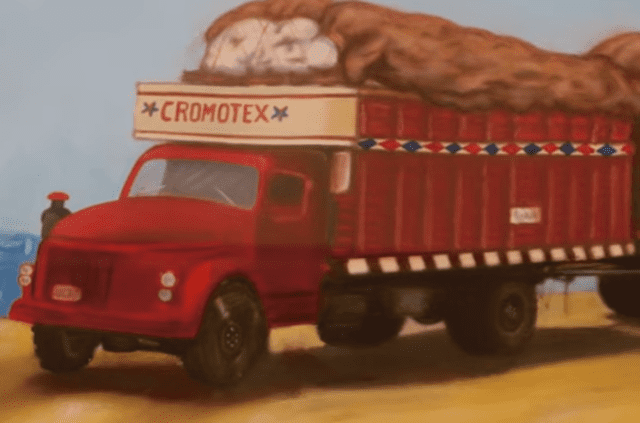 Cromotex empezó con el servicio de transporte de carga en Arequipa, en 1985. Foto: Yupak/YouTube    