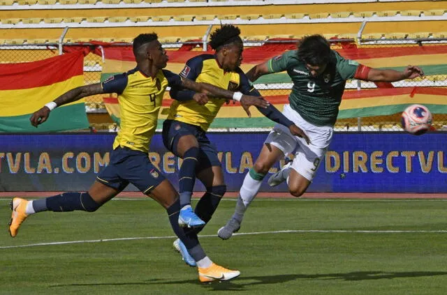  Bolivia recibe a Ecuador en La Paz. Foto: EFE   